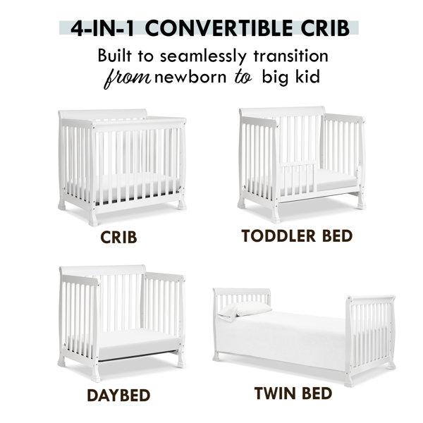 DaVinci Kalani 4in1 Mini Convertible Crib & Reviews Wayfair